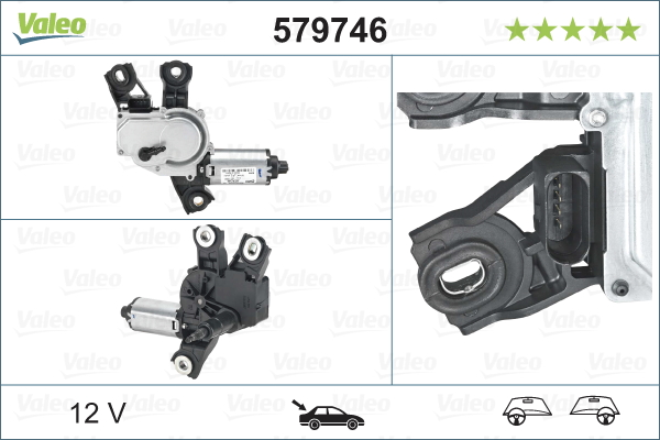 Motor stieračov VALEO